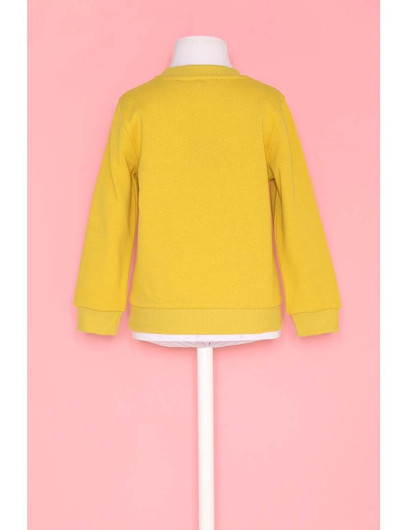 Sweatshirt Menina Amarelo