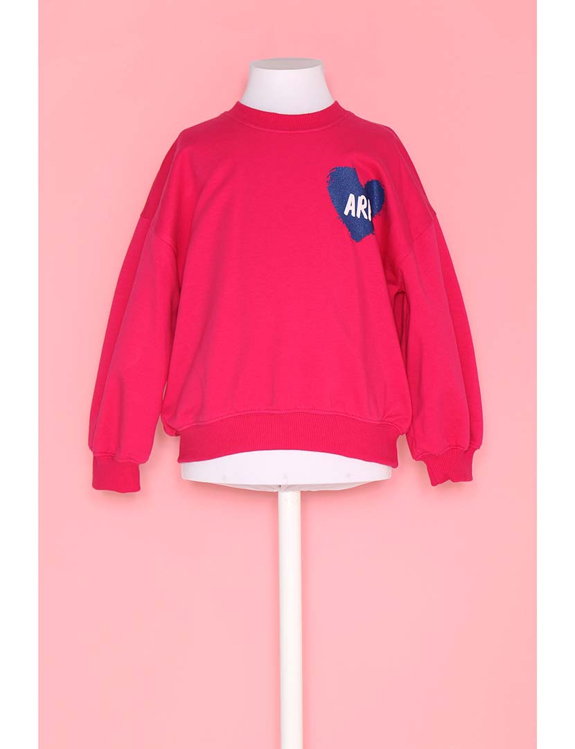 Sweatshirt Menina Rosa