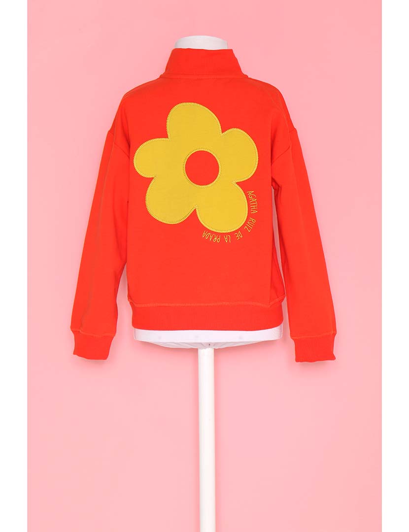 Sweatshirt Menina Laranja