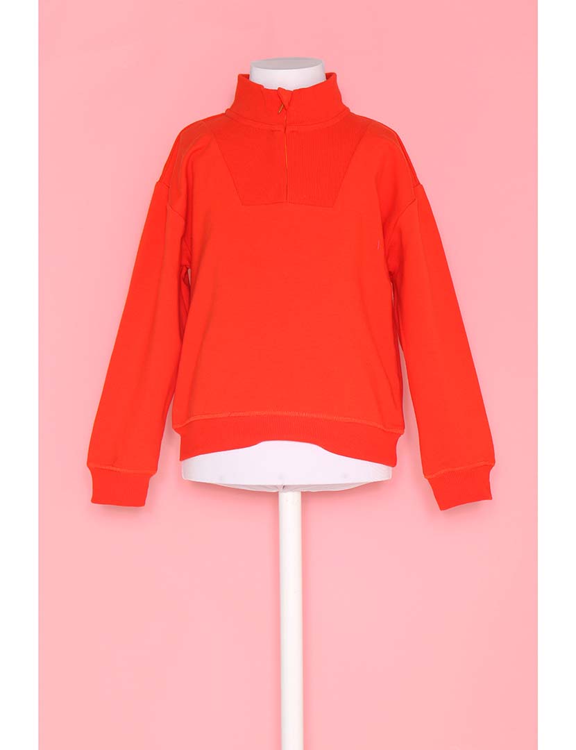 Sweatshirt Menina Laranja