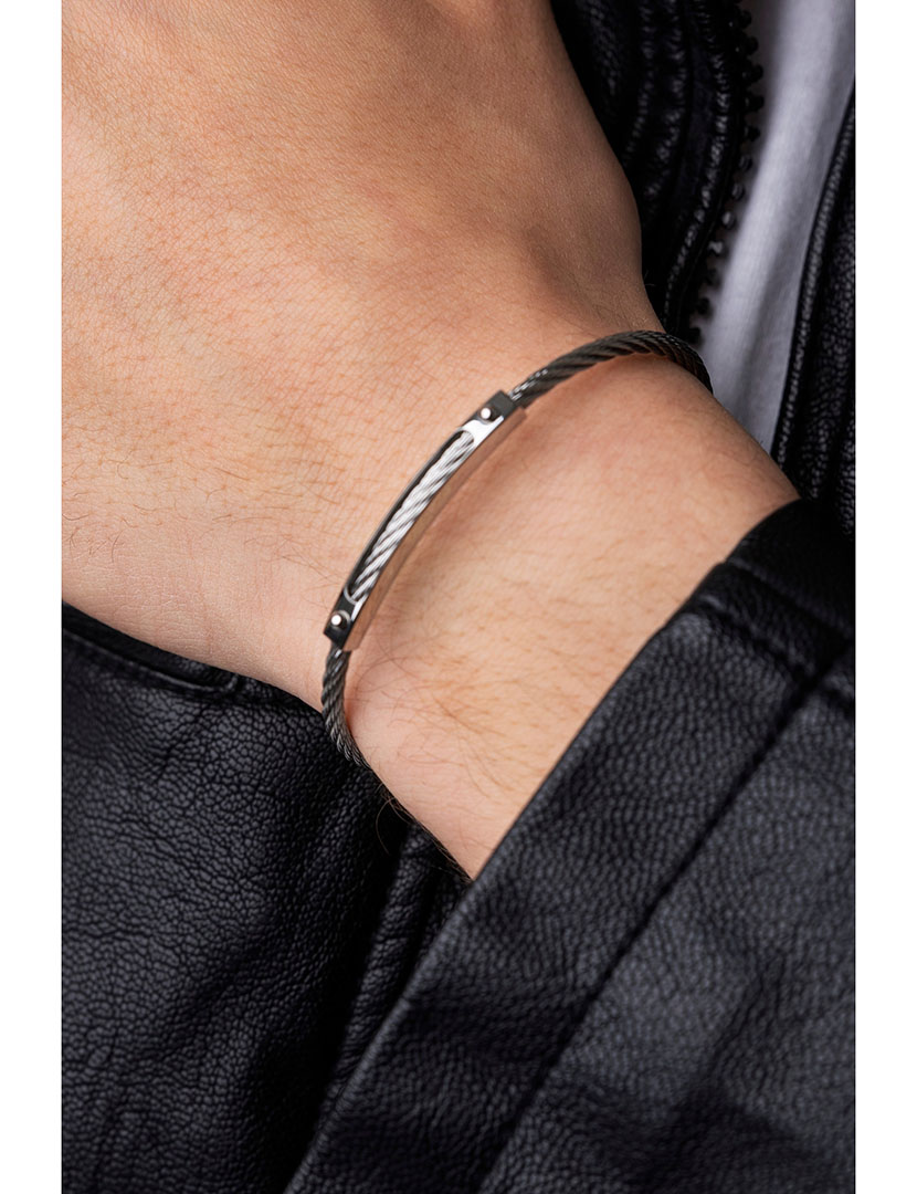 Pulseira Homem Prateado