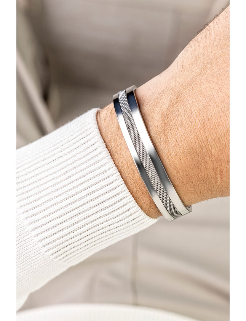 Pulseira Homem Prateado