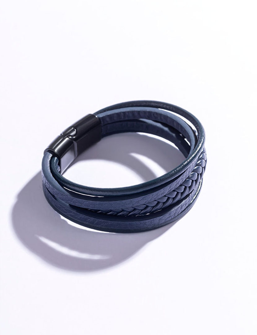 Pulseira Homem Azul e Preto