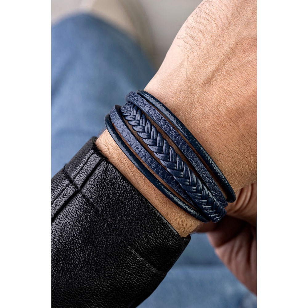 Pulseira Homem Azul e Preto