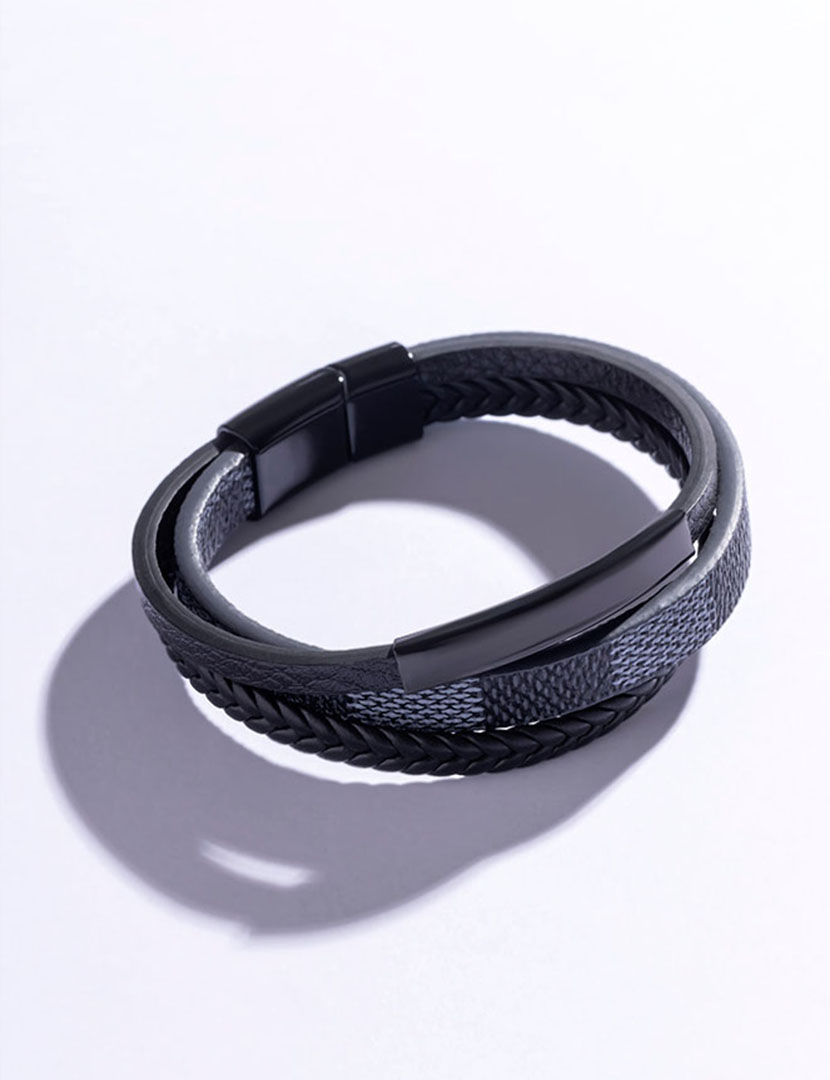 Pulseira Homem Azul e Preto