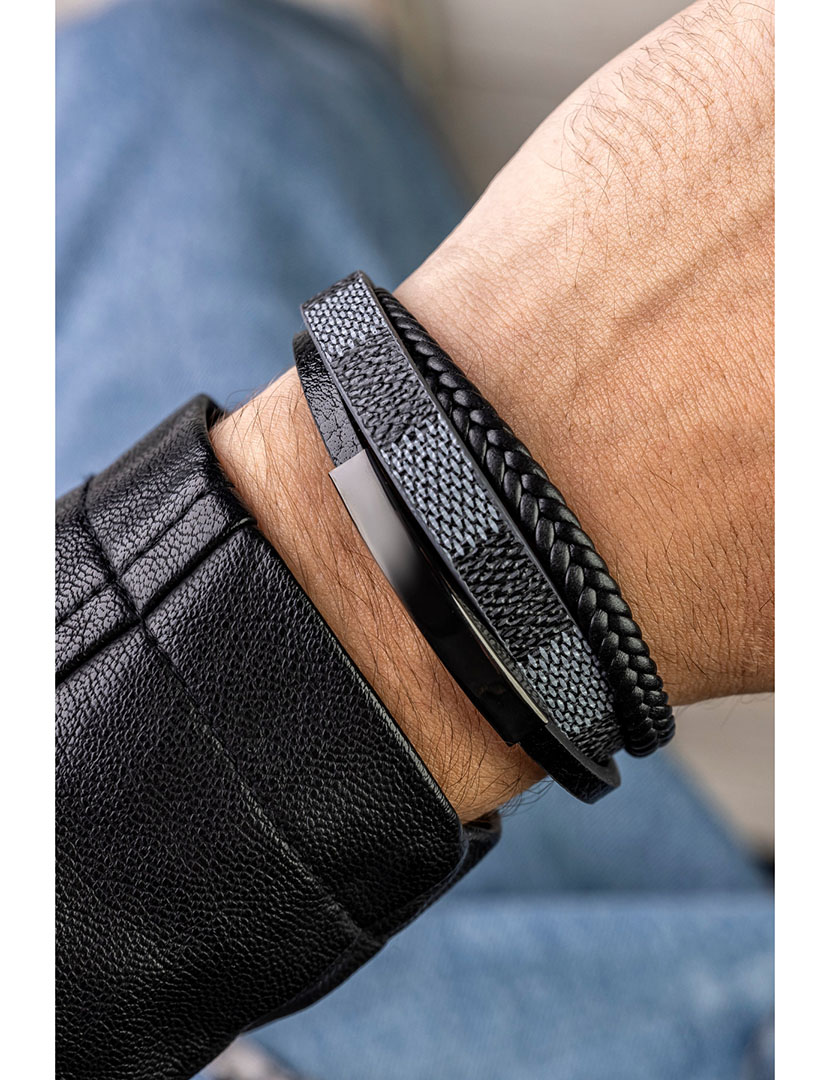 Pulseira Homem Azul e Preto