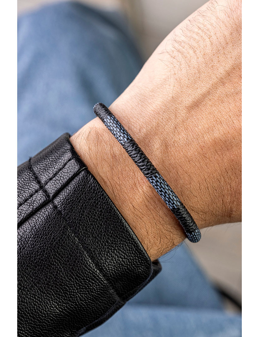 Pulseira Homem Azul e Dourado