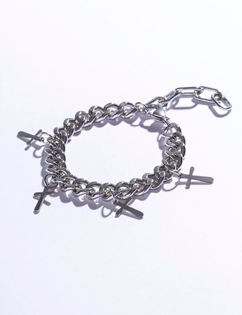 Pulseira Homem Prateado