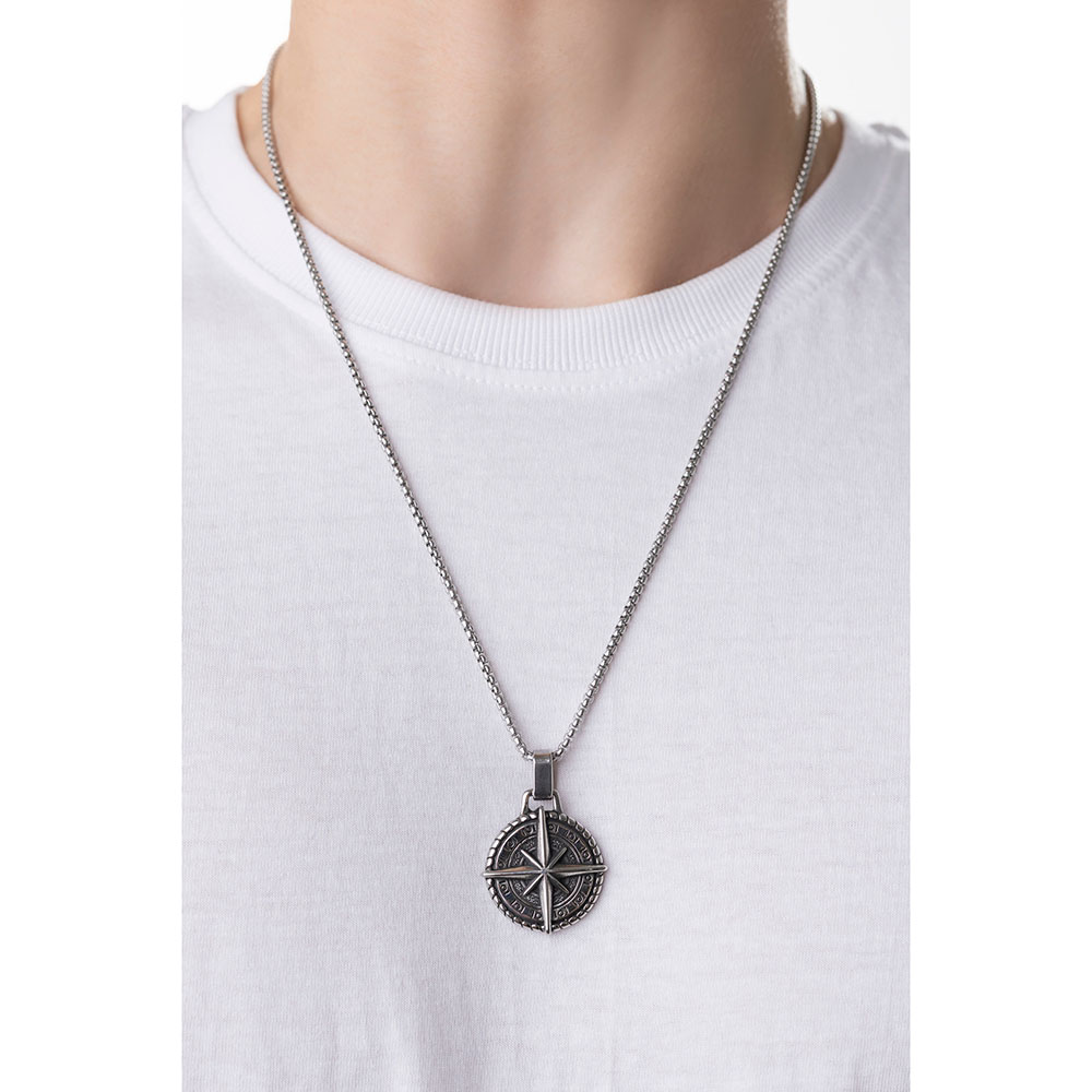 Colar Homem Prateado