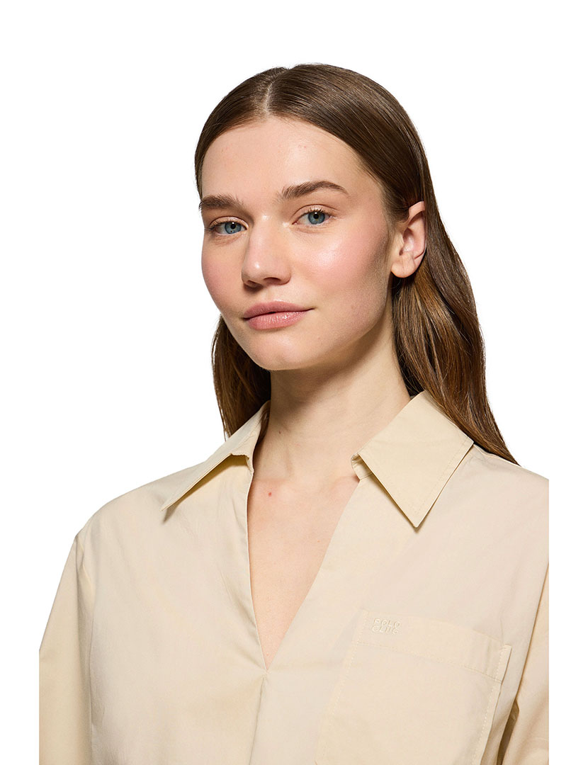 Camisa Senhora Solar Bege