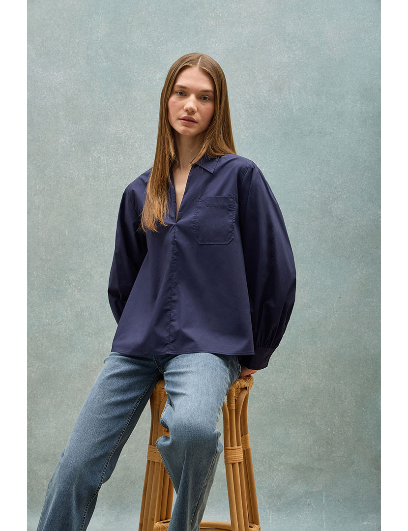 Camisa Senhora Solar Azul