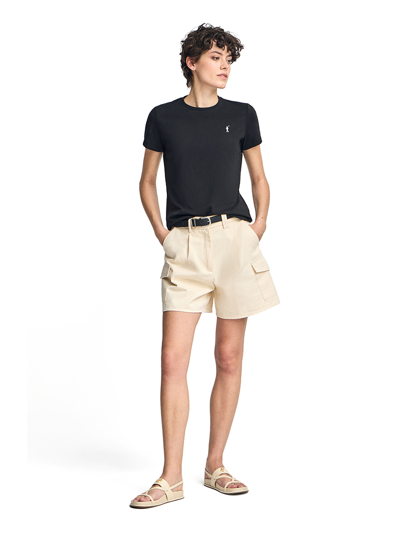 T-Shirt Rigby Go W Ss Vn Preto