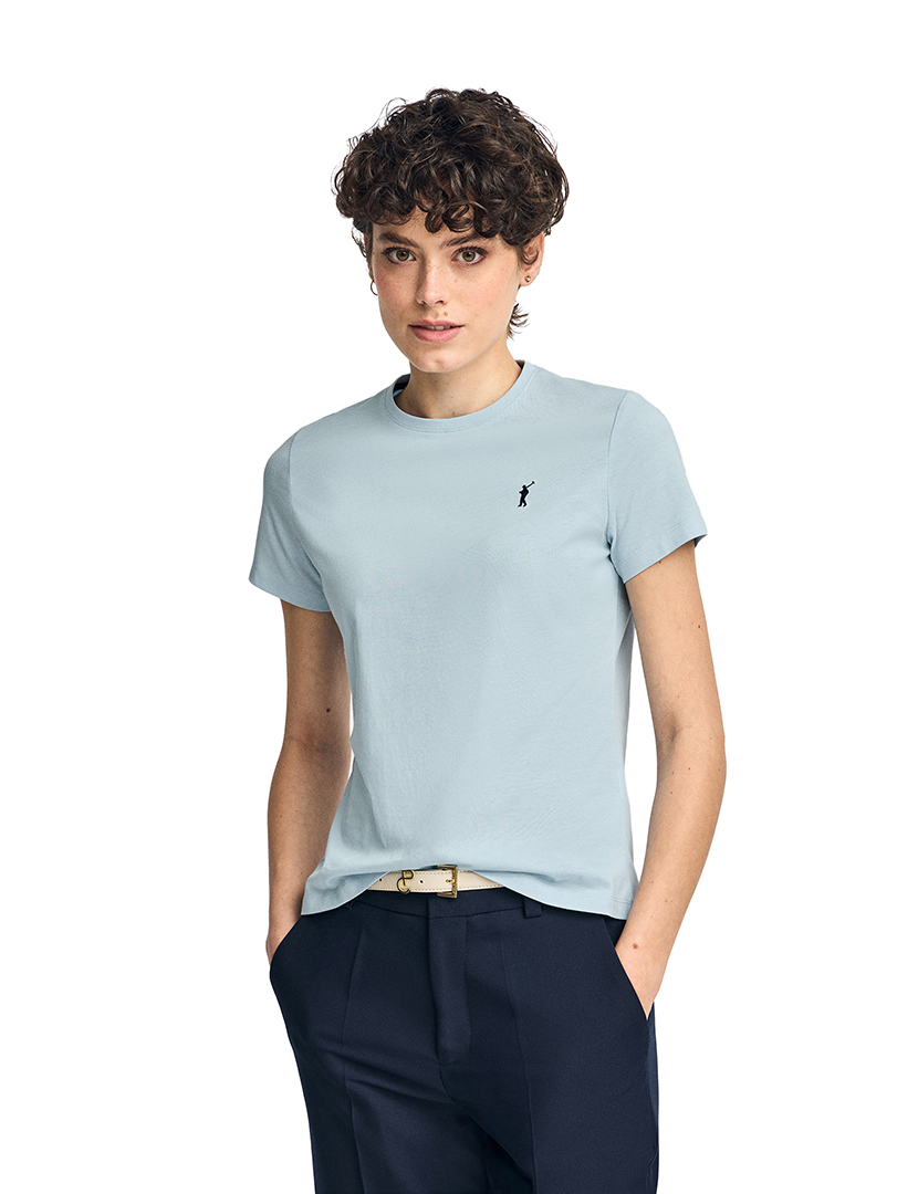 T-Shirt Rigby Go W Ss Vn Azul Claro