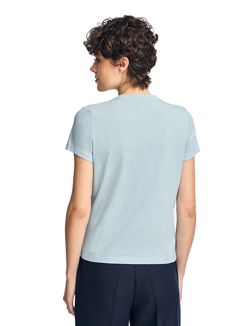 T-Shirt Rigby Go W Ss Vn Azul Claro