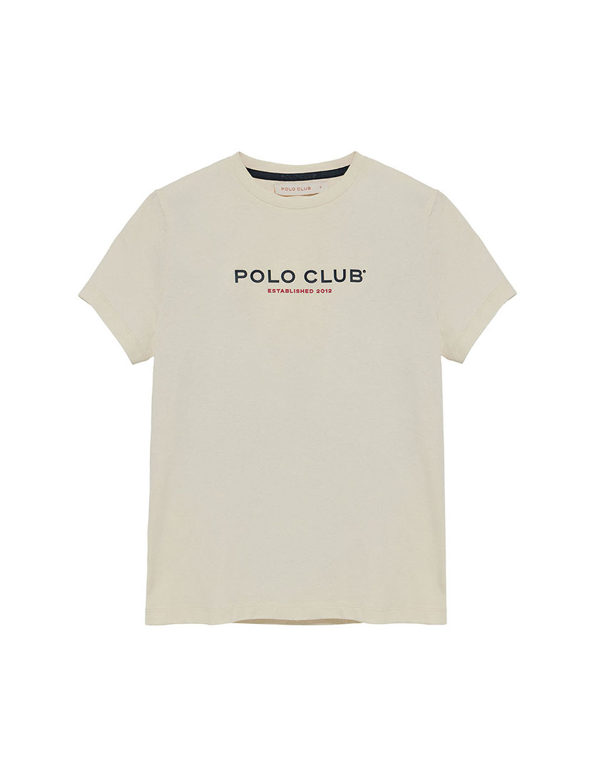 T-Shirt Est Minimal Title Ss W Ecru