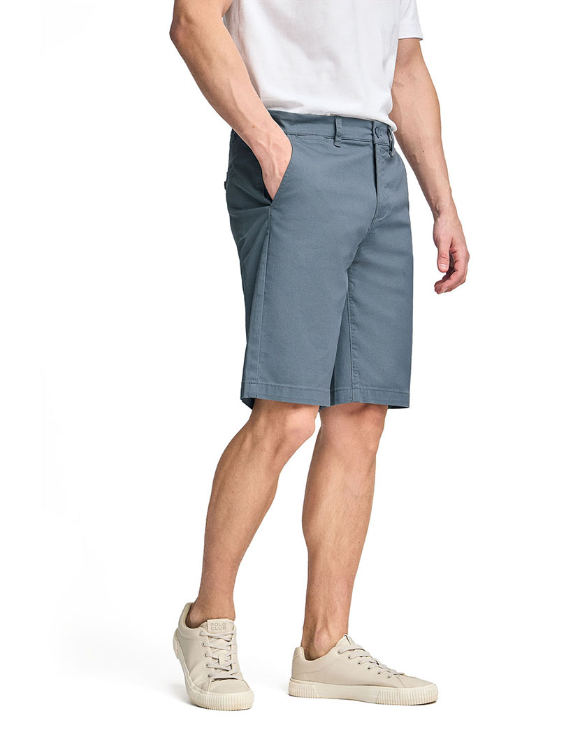 Calções Bermuda Minimal Relax Azul Denim