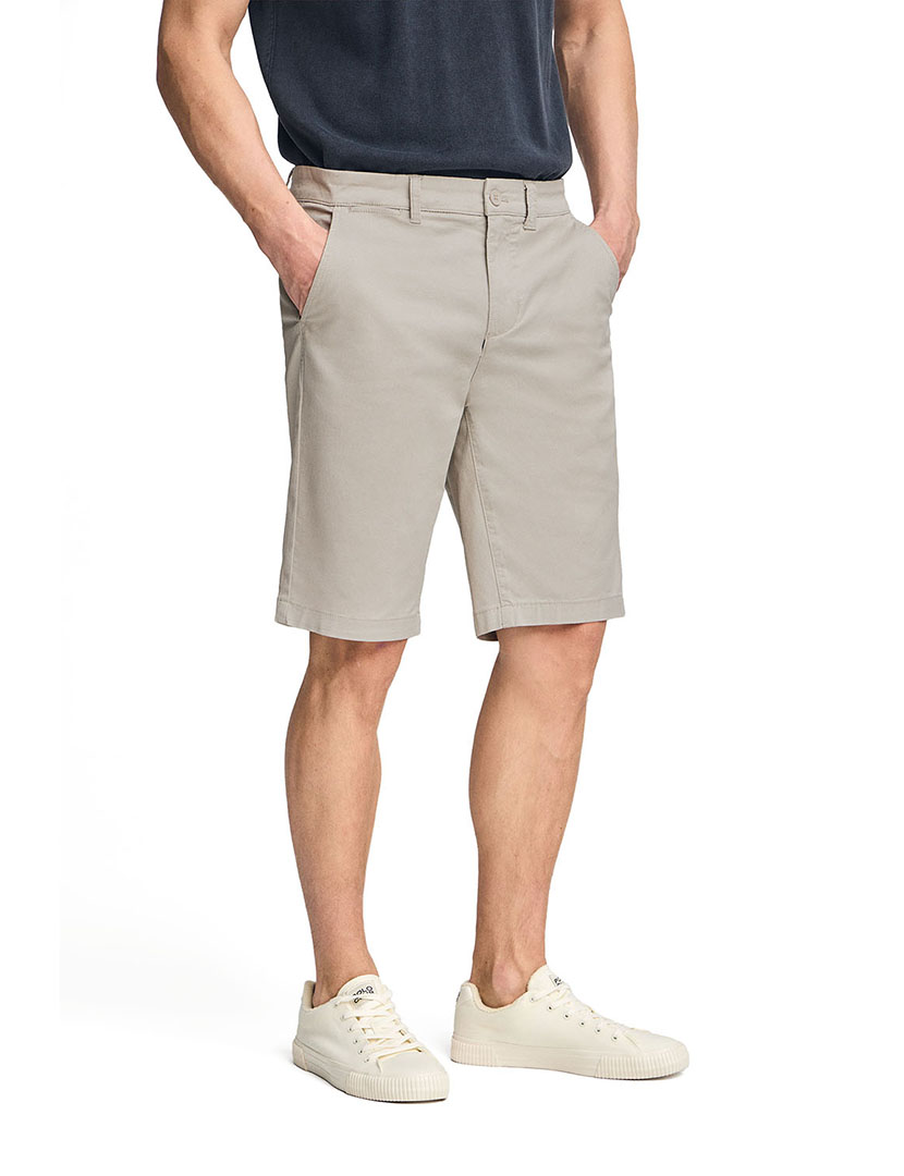 Calções Bermuda Minimal Relax Cinza