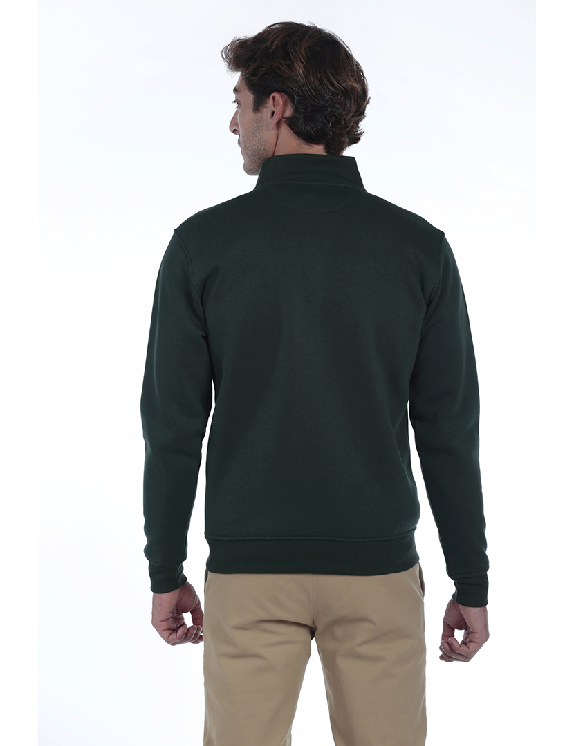 Camisola com Fecho Homem Verde