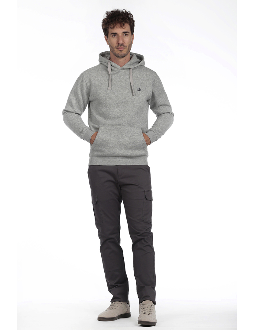 Hoodie Homem Cinzento