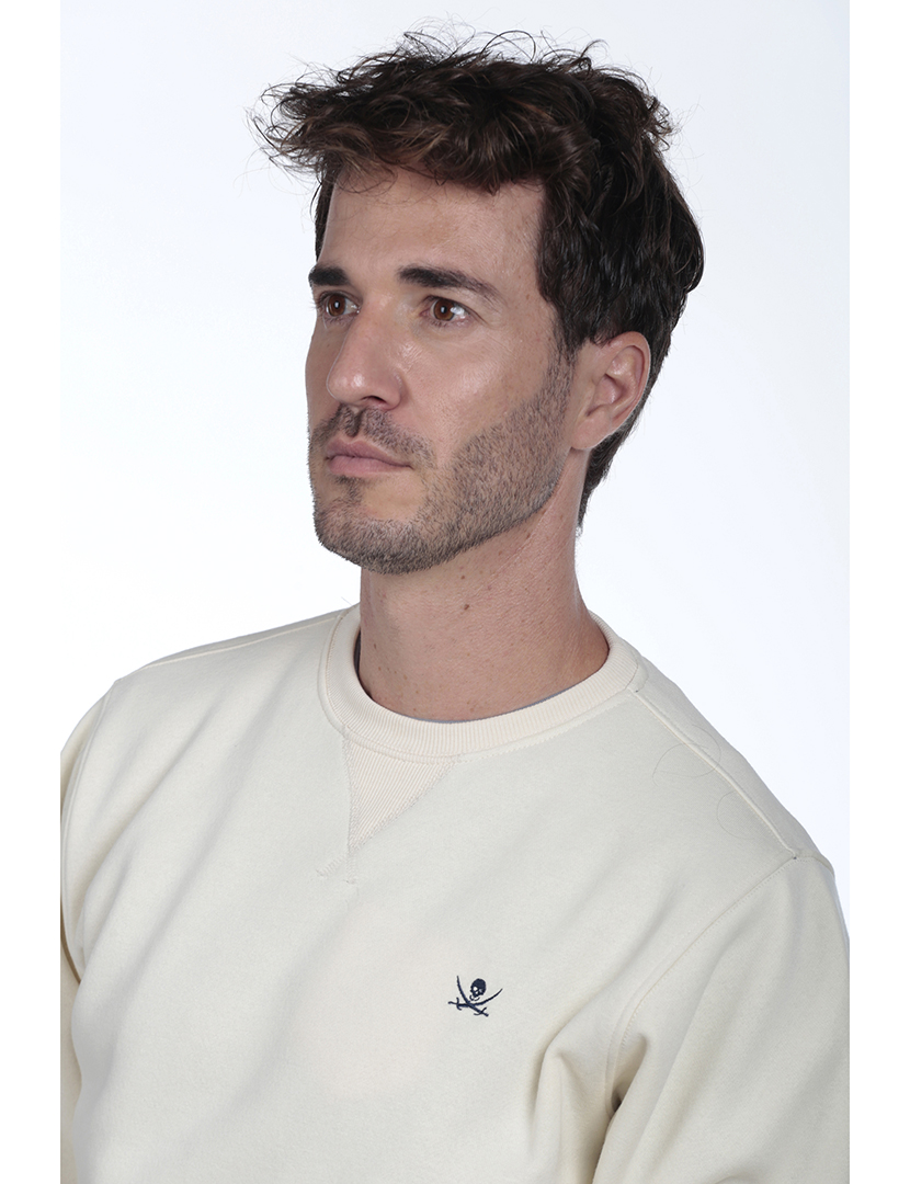 Sweatshirt Homem Bege