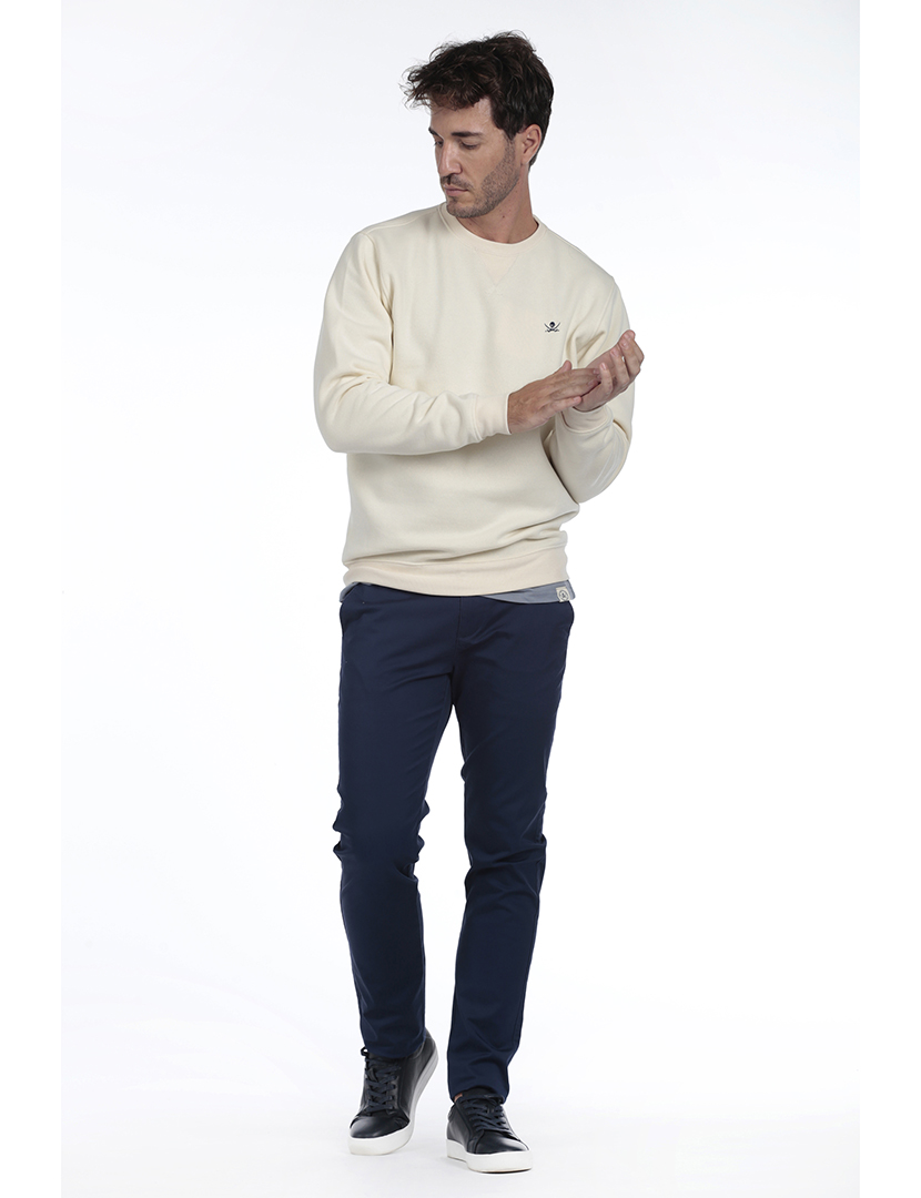 Sweatshirt Homem Bege