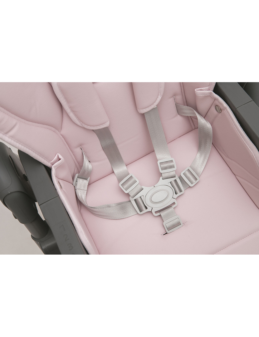 Cadeira Alta com Posições Rosa