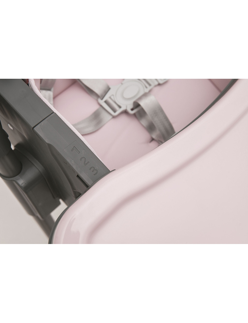 Cadeira Alta com Posições Rosa