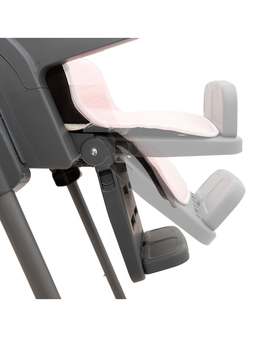 Cadeira Alta com Posições Rosa