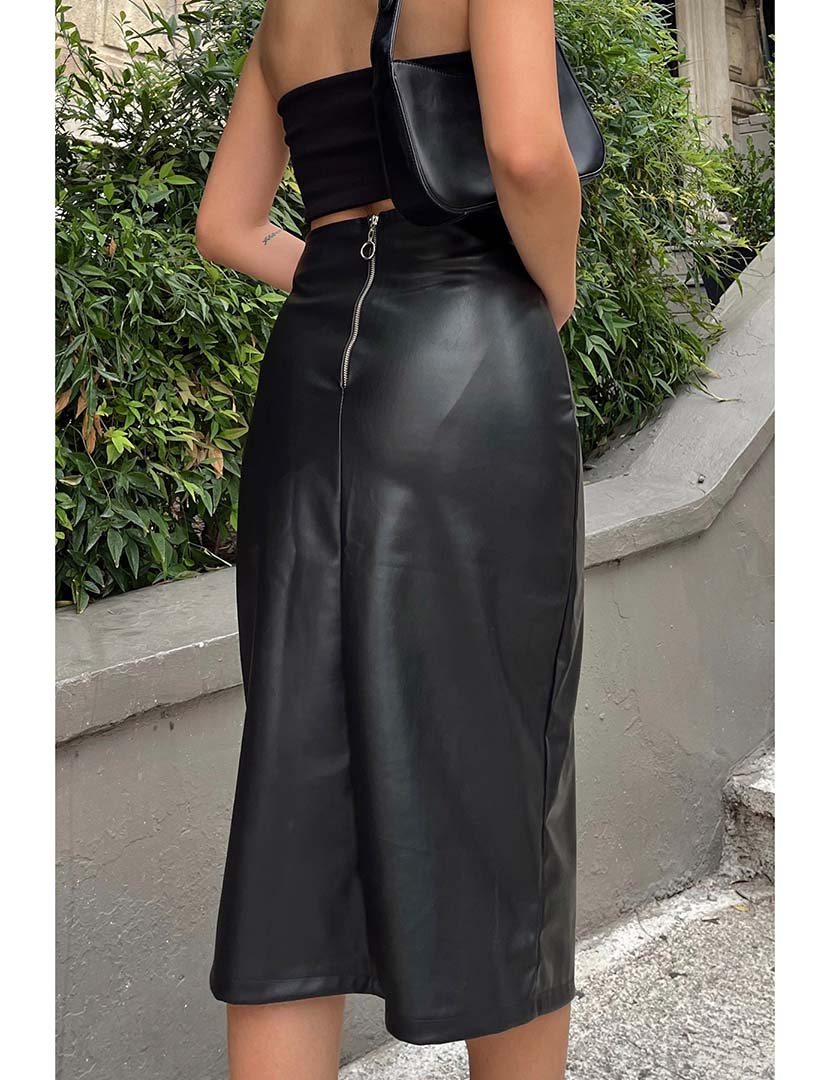 Saia Lápis Senhora Preto