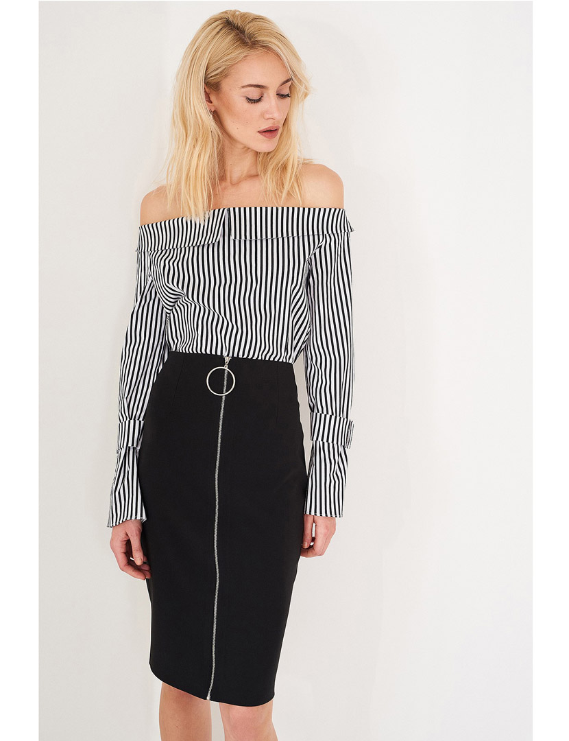 Saia Tubo Senhora Preto