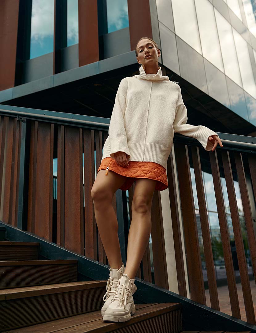 Saia Senhora Pika Laranja