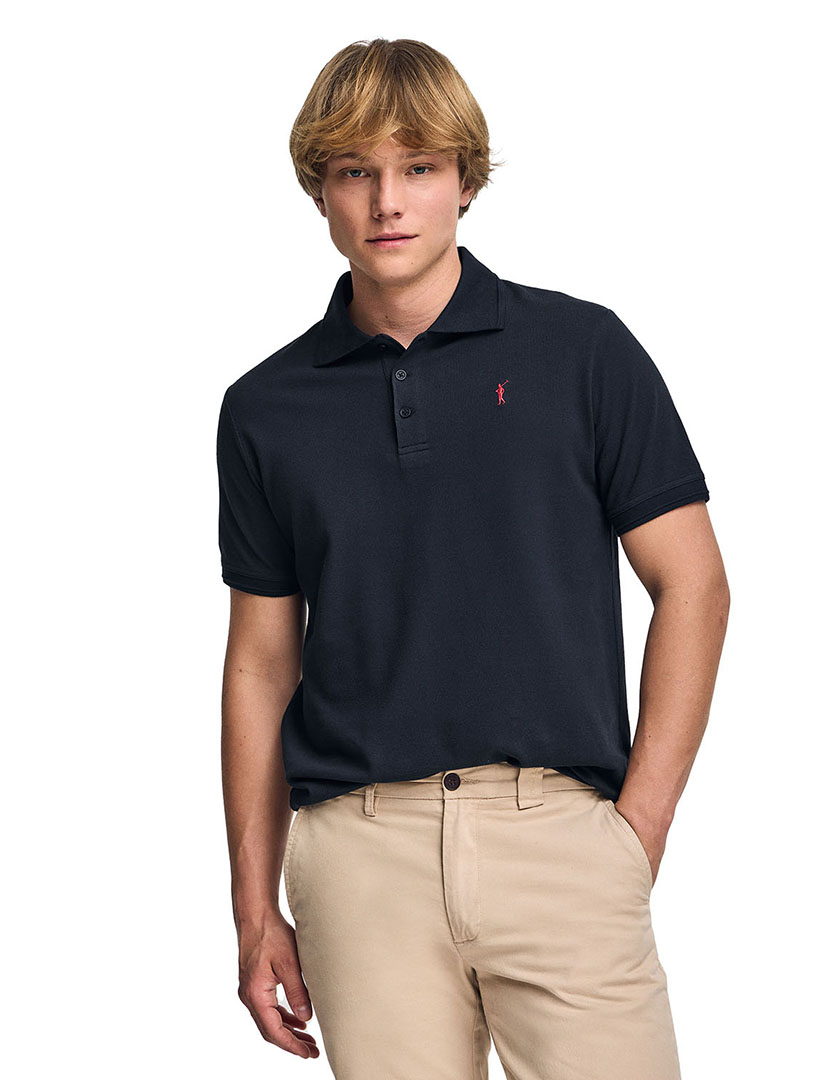 Pólo Rigby Go Ss Vn Azul Marinho