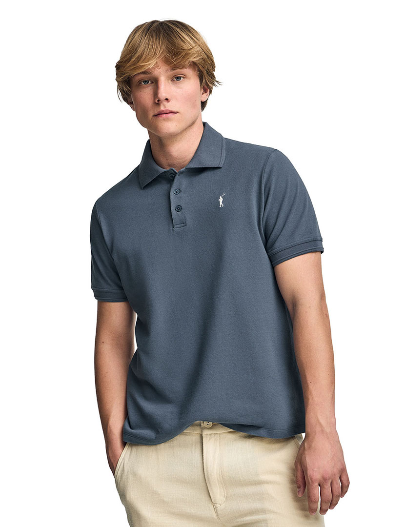 Pólo Rigby Go Ss Vn Azul Denim