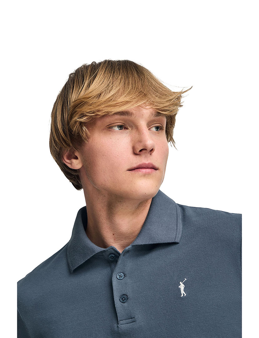 Pólo Rigby Go Ss Vn Azul Denim