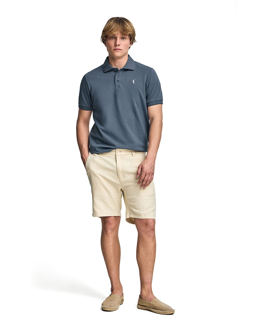 Pólo Rigby Go Ss Vn Azul Denim