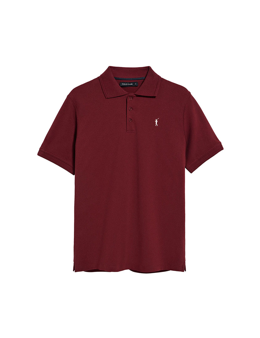 Pólo Rigby Go Ss Vn Vermelho Escuro