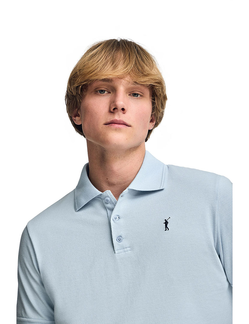 Pólo Rigby Go Ss Vn Azul Claro