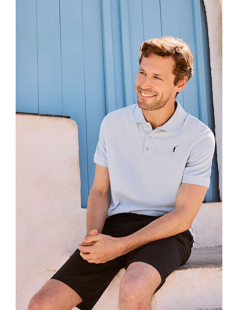 Pólo Rigby Go Ss Vn Azul Claro