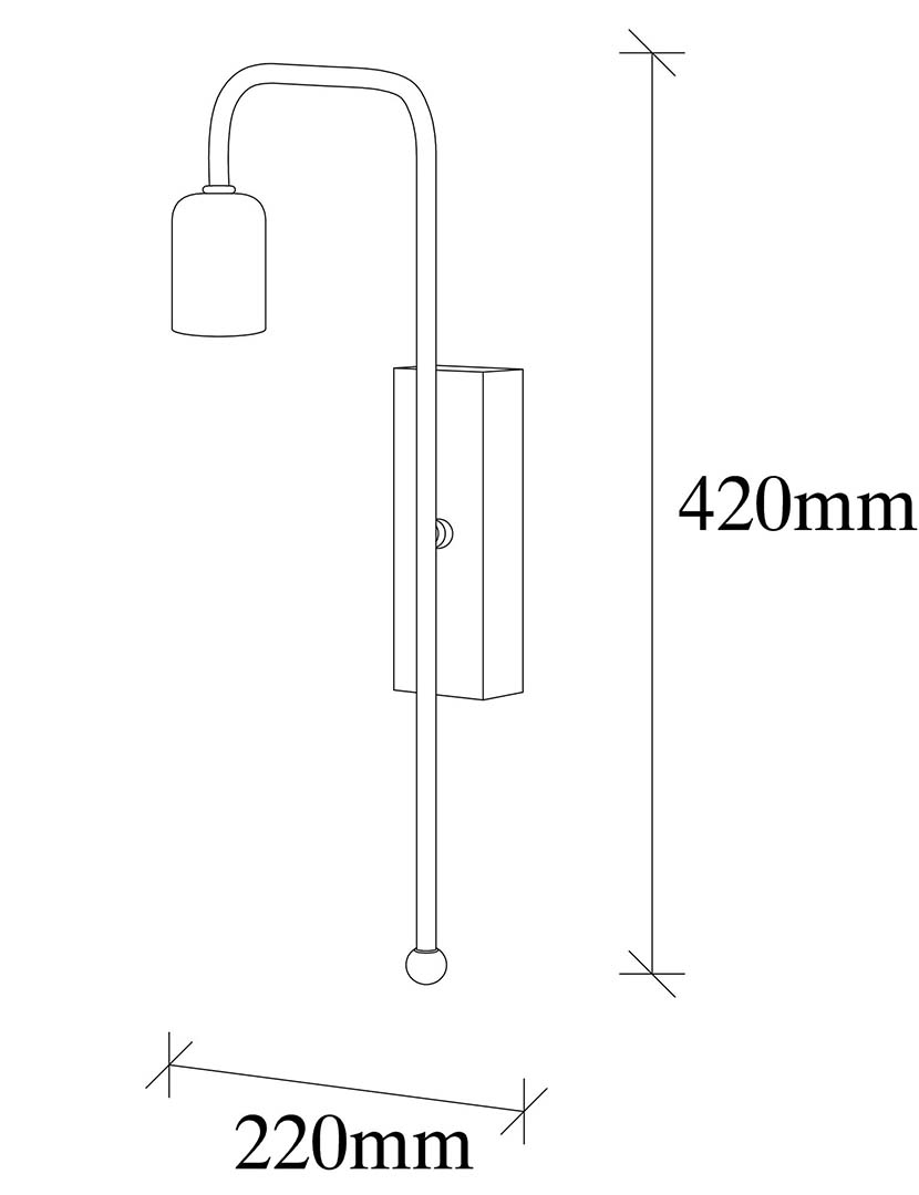 Candeeiro Parede Mum 3501