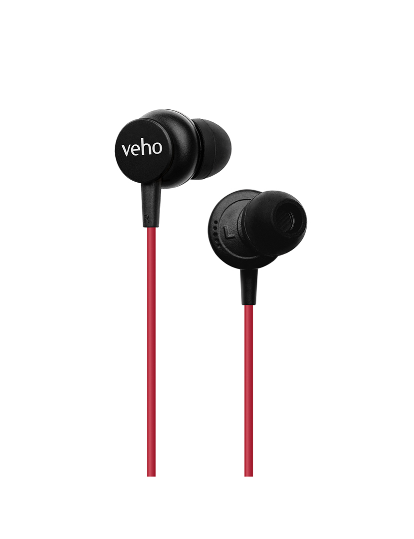 Earphones Z3 Wired Microfone Vermelho