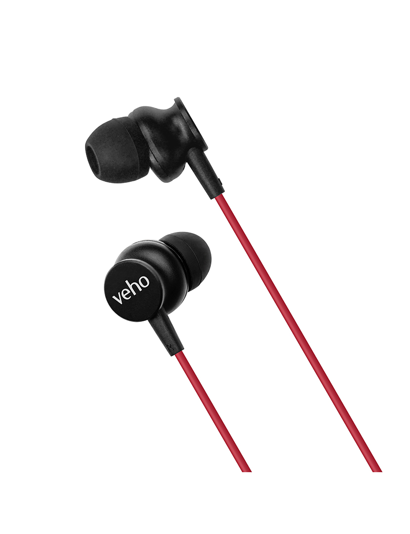 Earphones Z3 Wired Microfone Vermelho