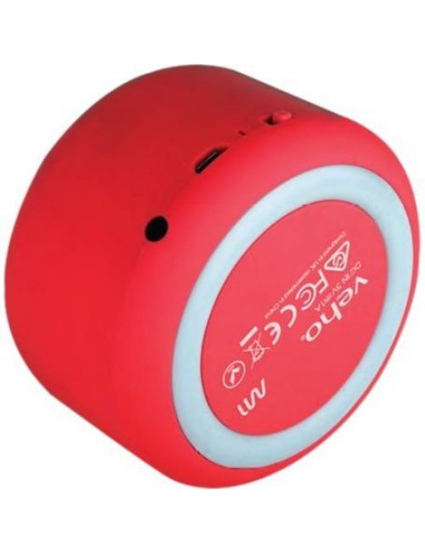 Coluna M1 Bluethooth 3W Vermelho