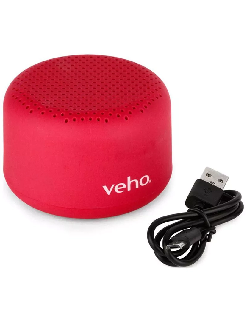 Coluna M1 Bluethooth 3W Vermelho