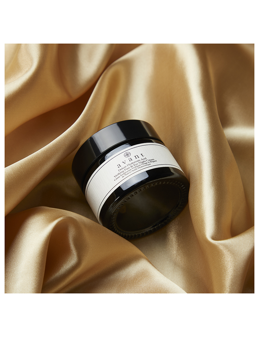 Creme noturno de ácido Hialurónico de luxo para rosto e olhos