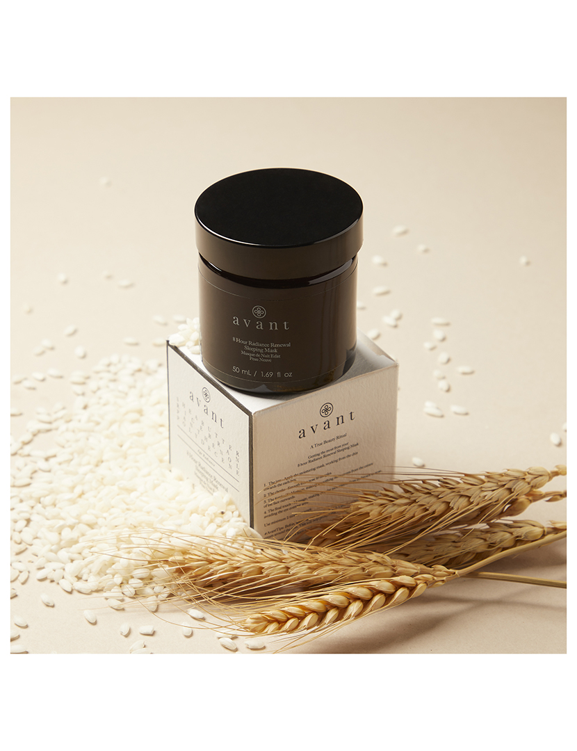 Máscara noturna de 8 horas para renovação da radiância