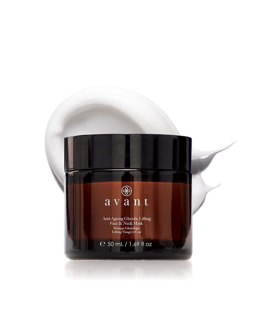 Máscara Anti-Envelhecimento para Lifting Glicólico para Rosto e Pescoço