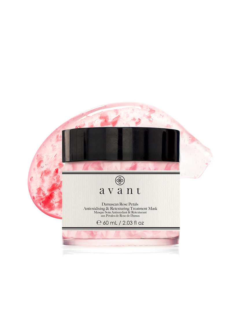 Máscara de Tratamento Antioxidante e Retexturizante de Pétalas de Rosa Damasca