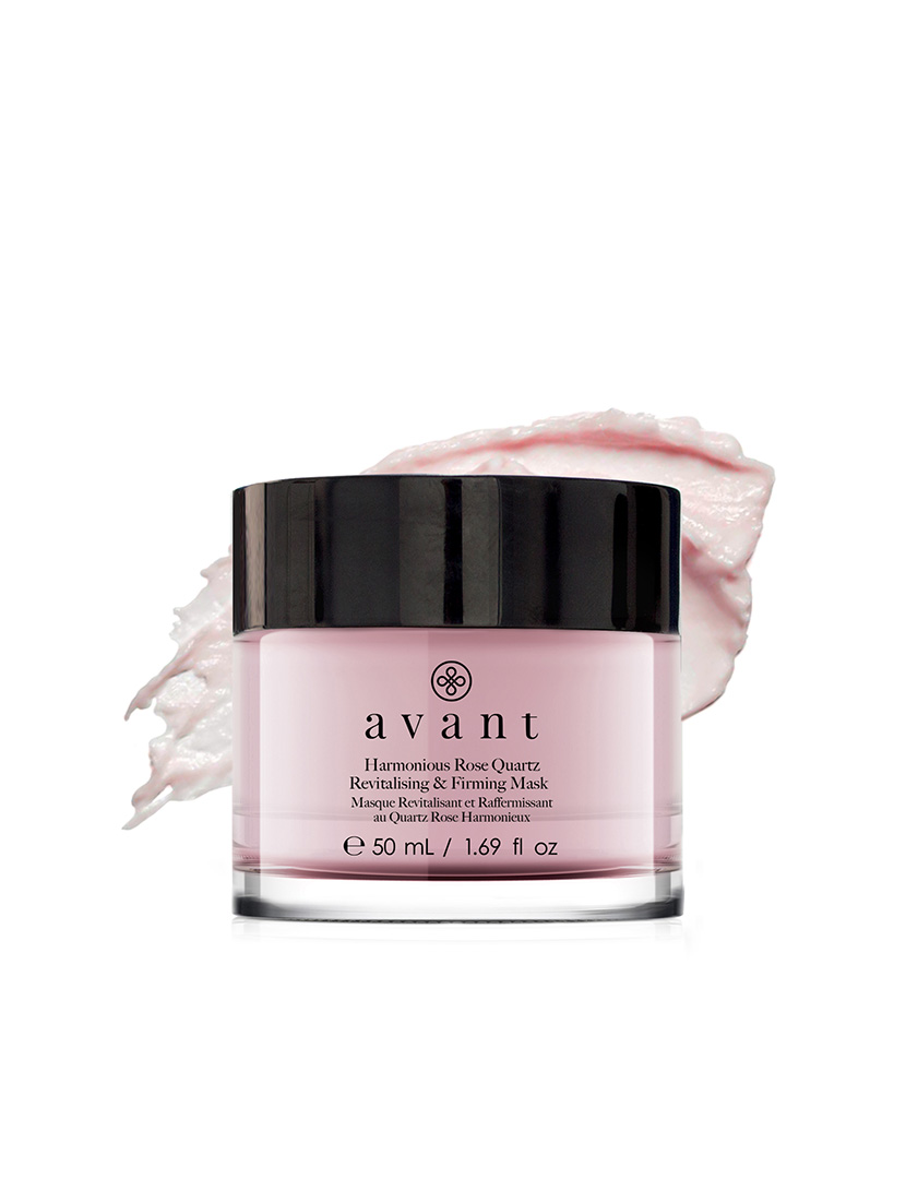 Máscara Revitalizante e Firmadora de Quartzo Rosa Harmoniosa