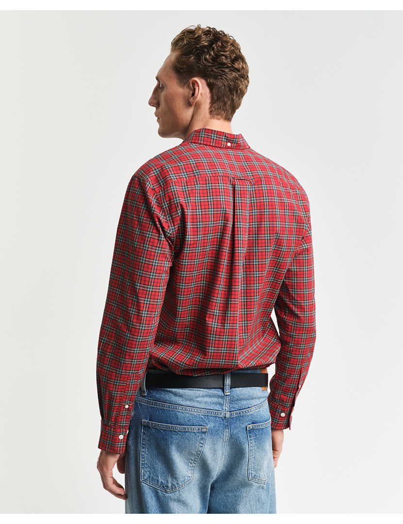 Camisa Regular Fit Classic Tartan Vermelho
