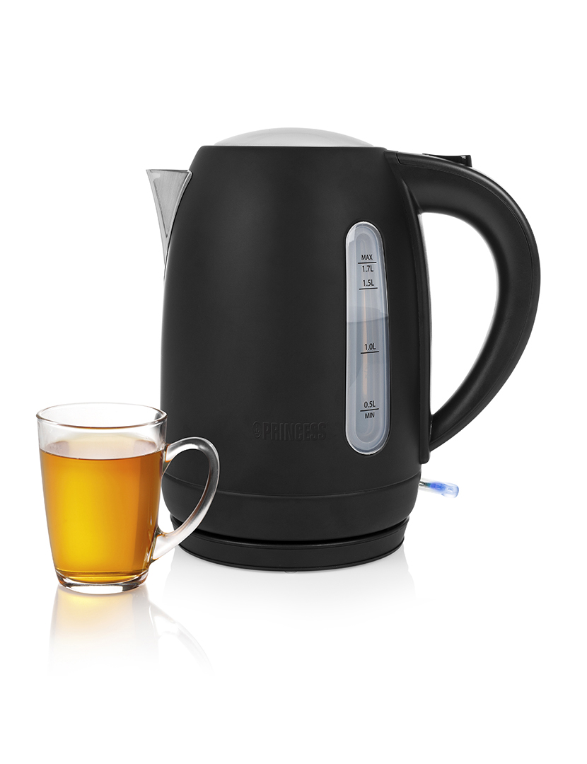 Jarro Elétrico Inox Preto 1,7L 